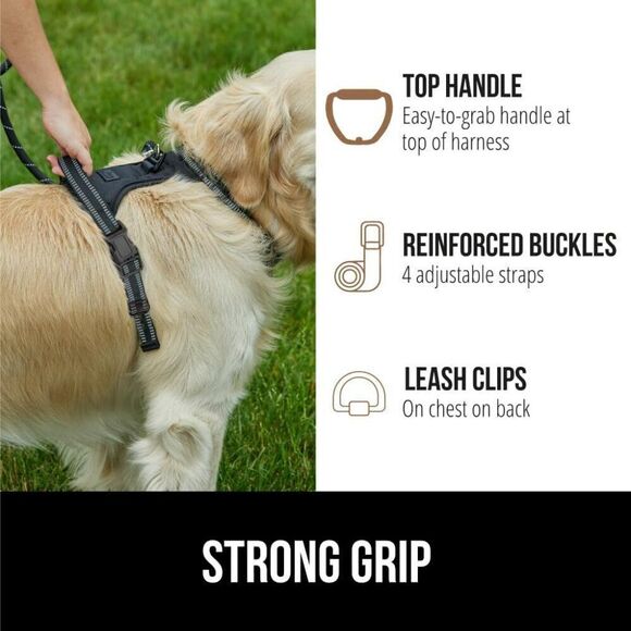 Gorilla Grip No Pull Comfortable Durable Dog Harness with Handle Sz S NWOT - Picture 7 of 9